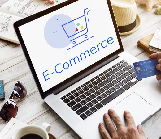 Showing Cart Trolley Shopping Online Sign Graphic